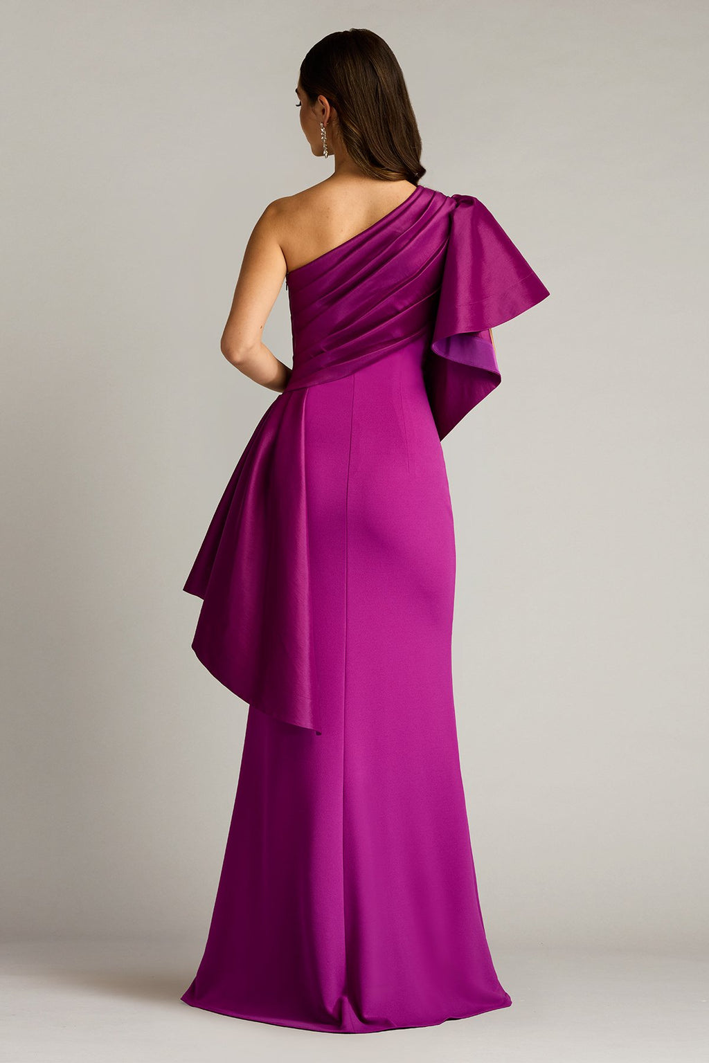 Santa Fe Draped Flounce Gown