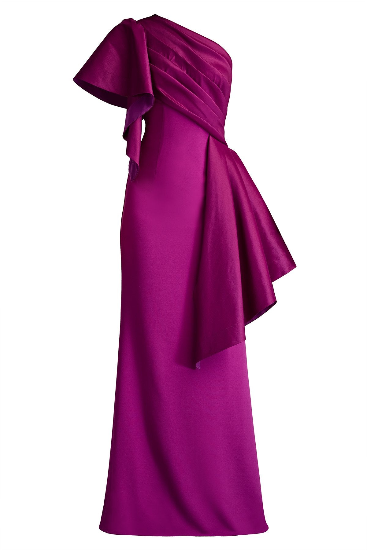 Santa Fe Draped Flounce Gown