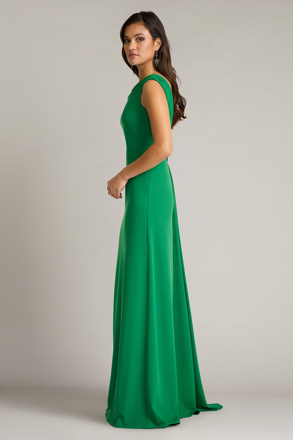 Plaza Drape Back Gown