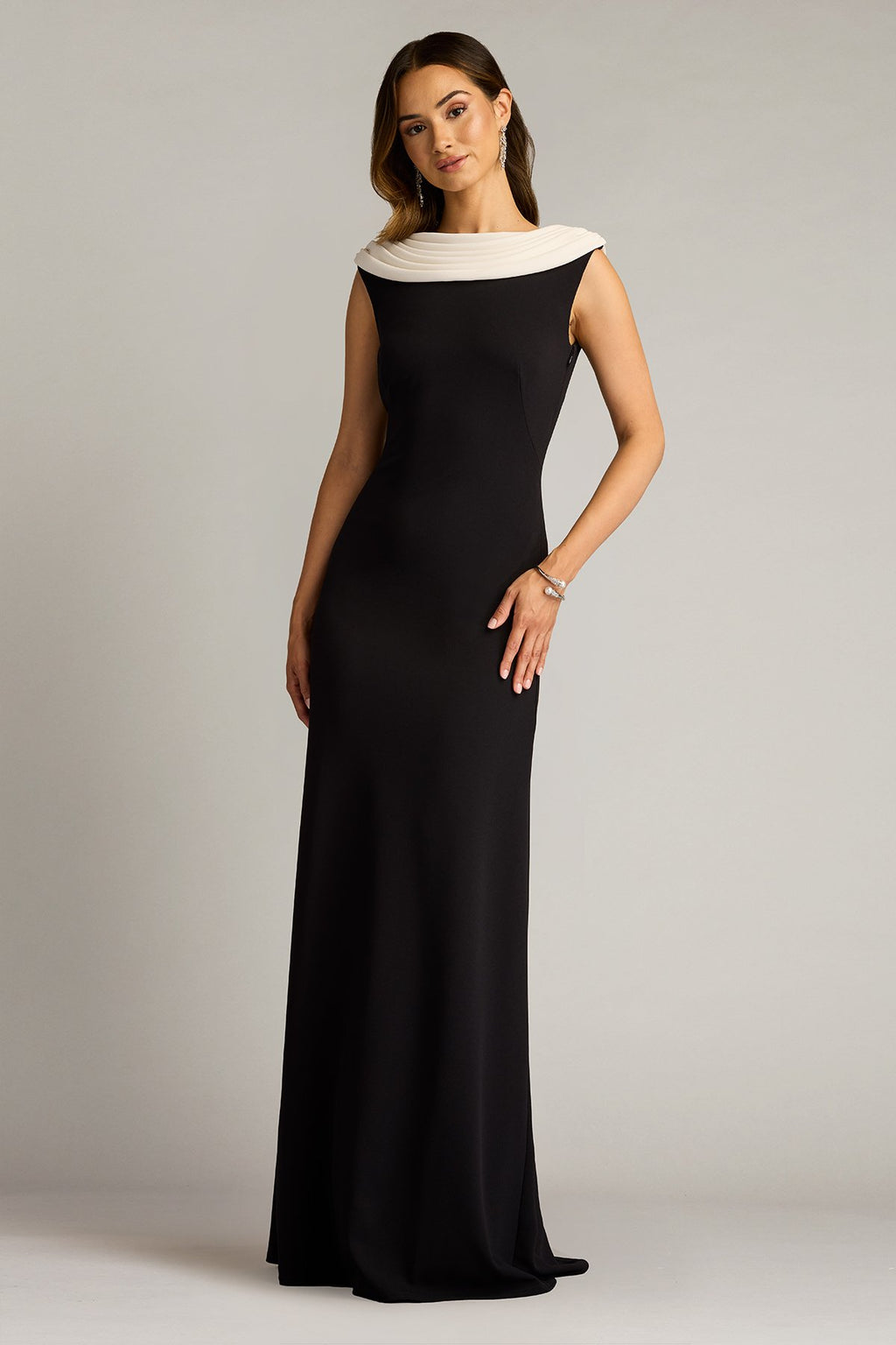 Plaza Drape Back Gown
