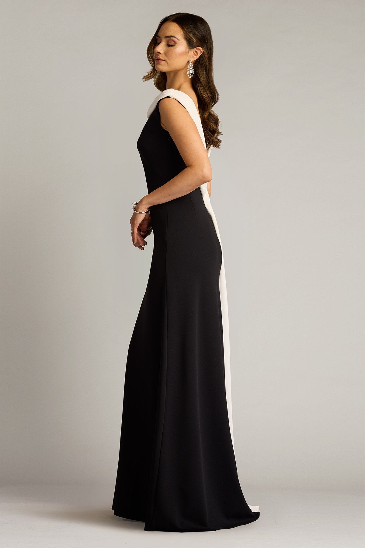 Plaza Drape Back Gown