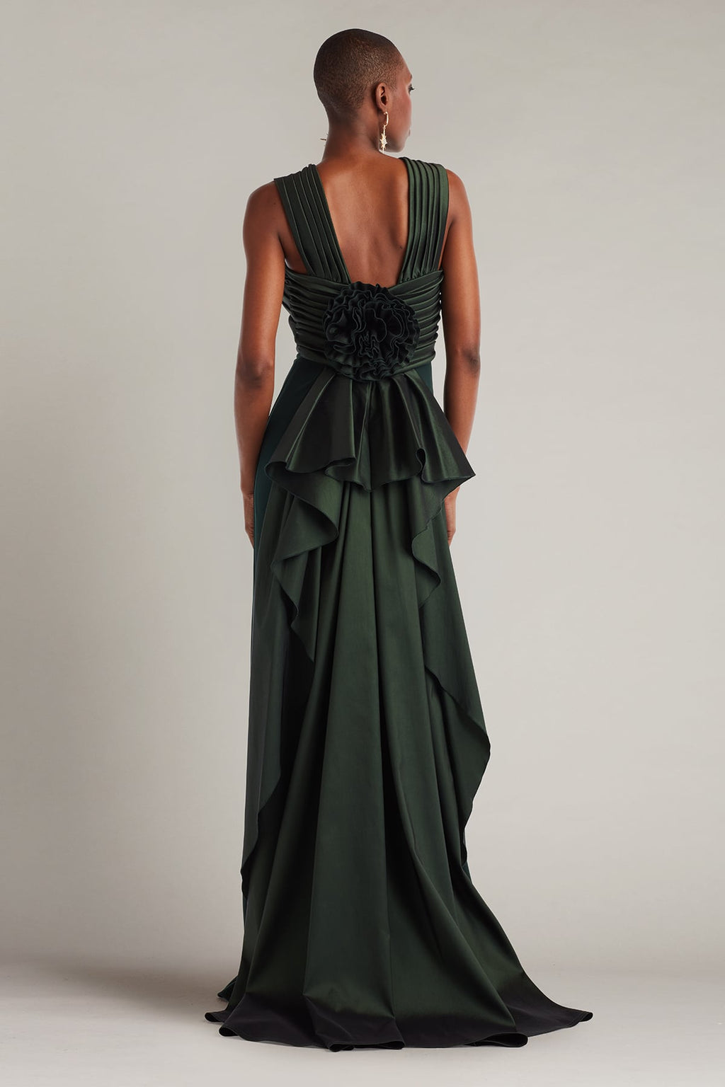 Caro Cascading Halter Gown