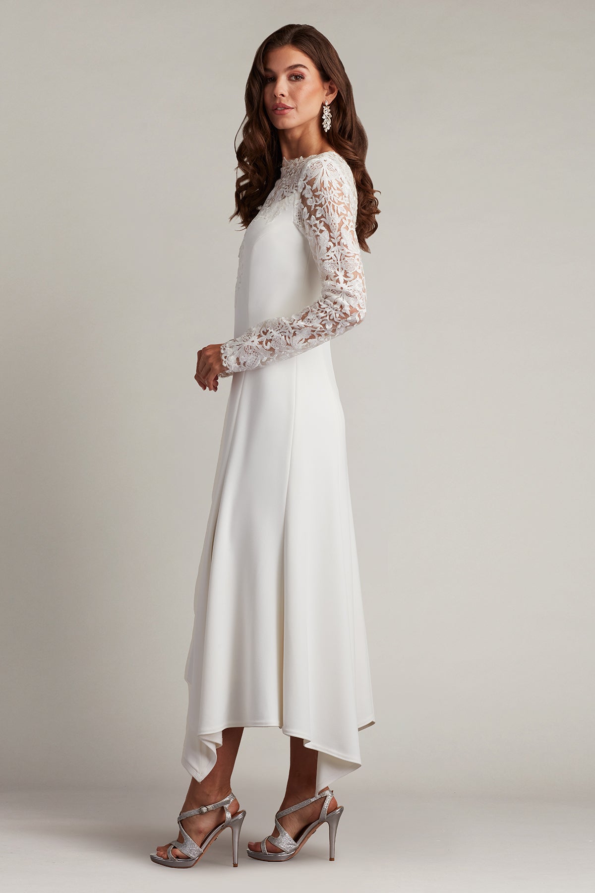 tadashi shoji white dress Delmar Shell Embellished Gown Official Online Boutique Casual dresses Lace and mesh collide to usher in an A Tadashi Shoji White Polyester Maxi