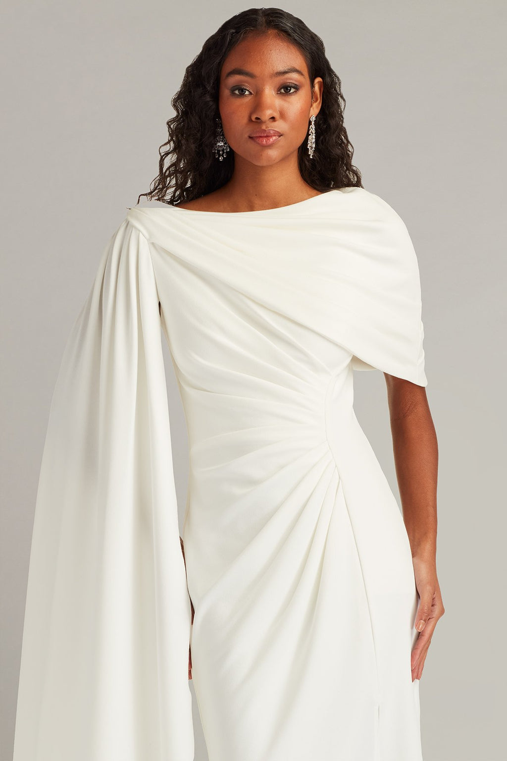 Acadia Shawl Draped Gown