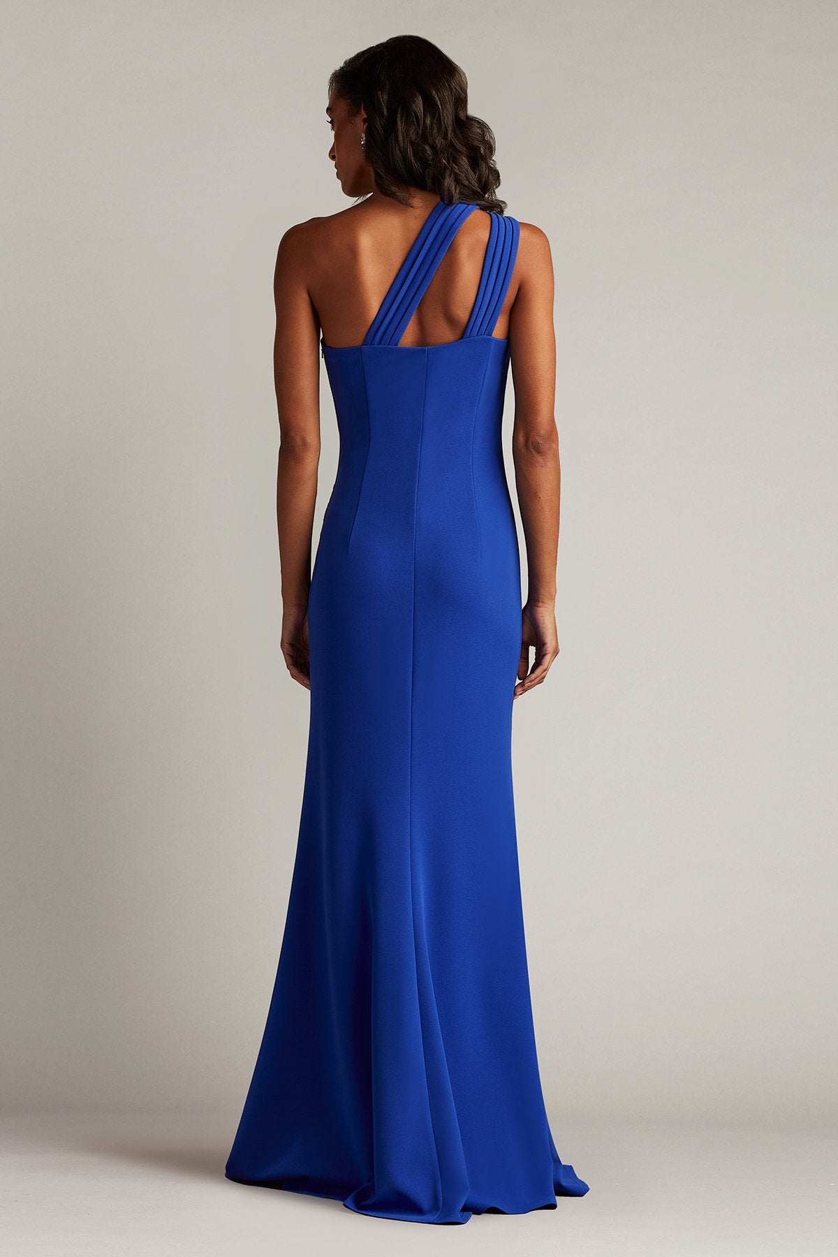 Viveca One-Shoulder Keyhole Gown – Tadashi Shoji Official Online