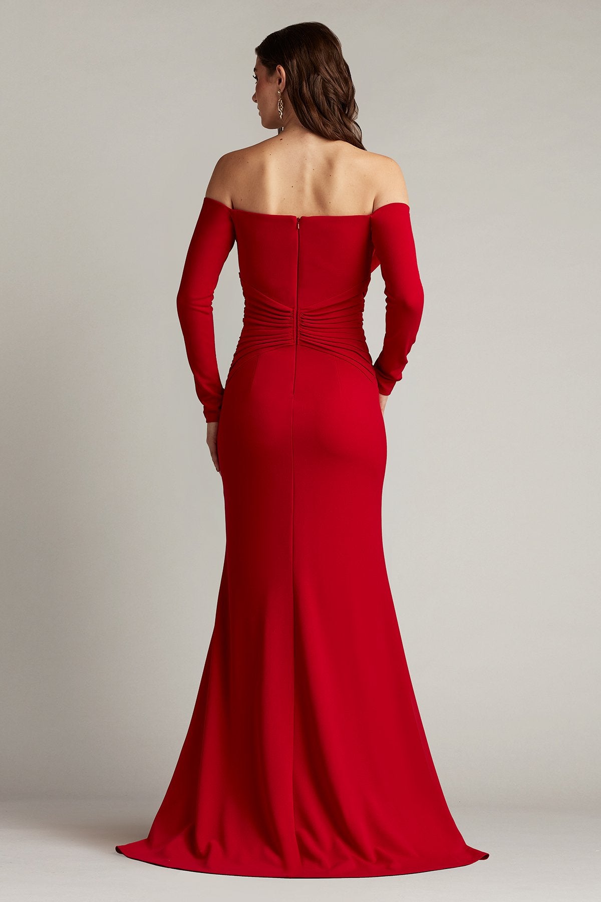 Leona V-Pleat Gown