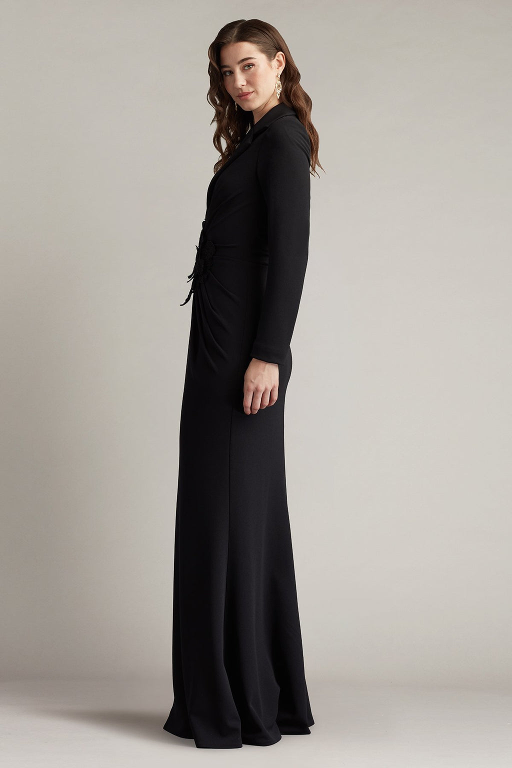 Ardela Center Front Ruffle Gown
