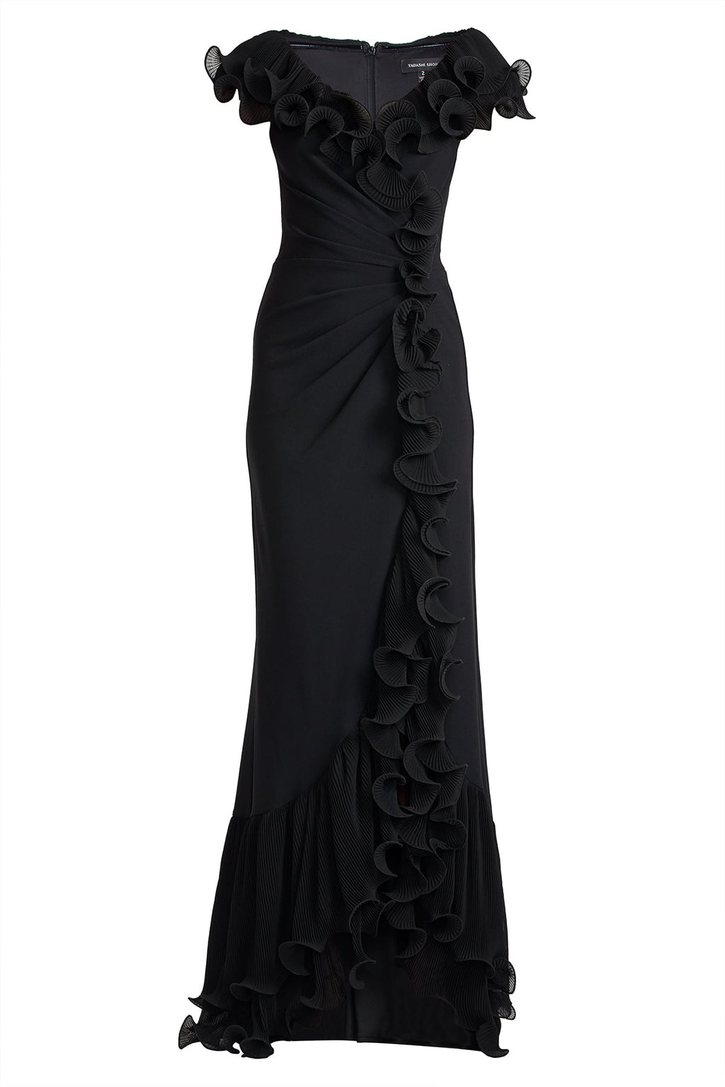Leandra Cascading Ruffle Gown