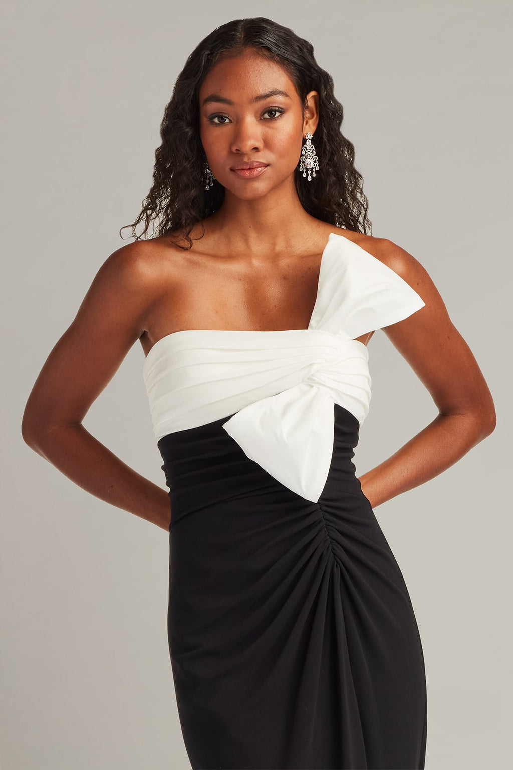 Kaliko Twist Bow Gown