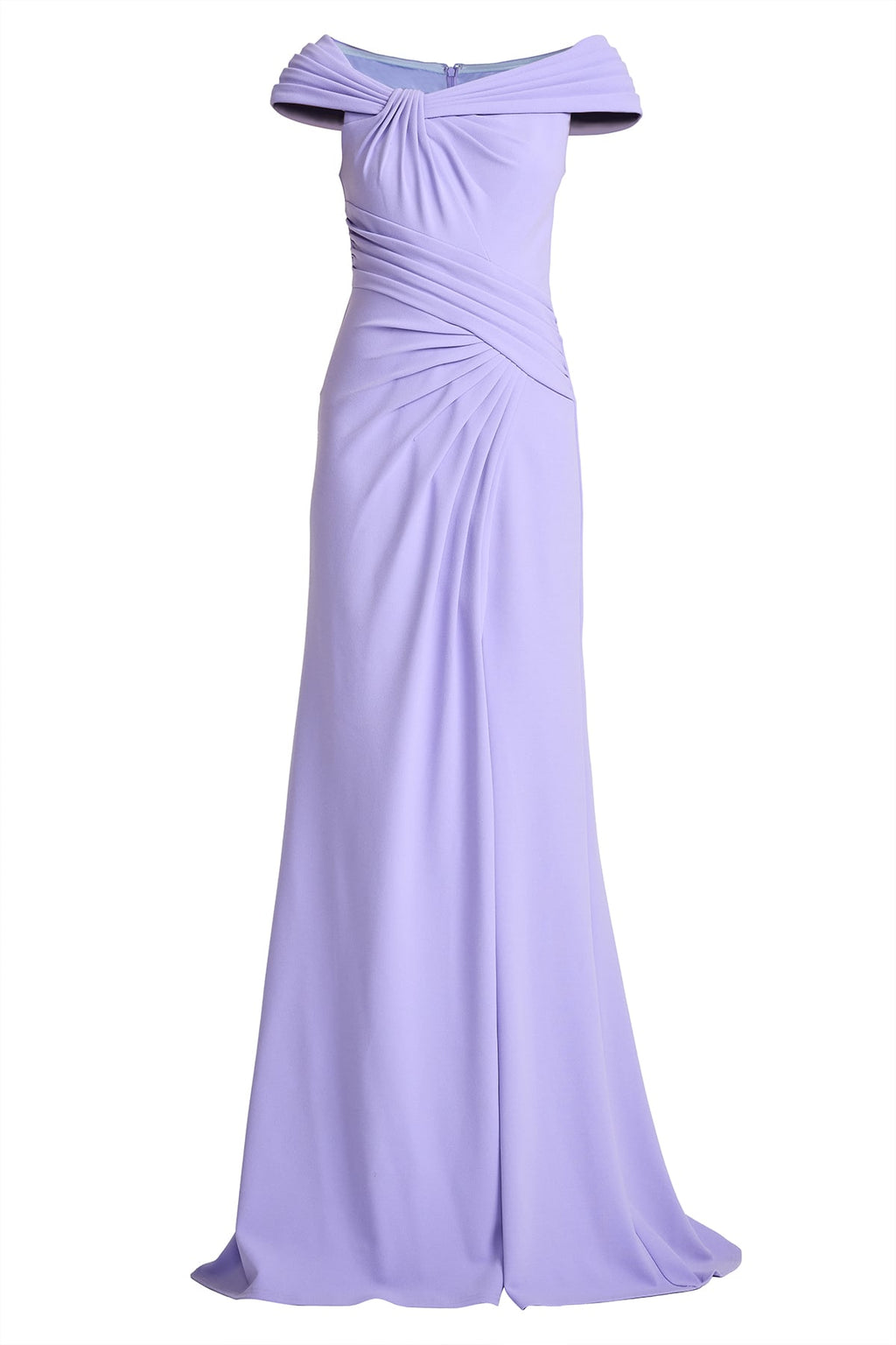 Bruner Draped Crepe Gown