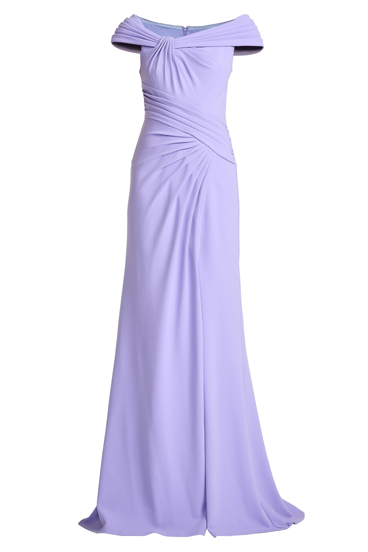 Bruner Draped Crepe Gown