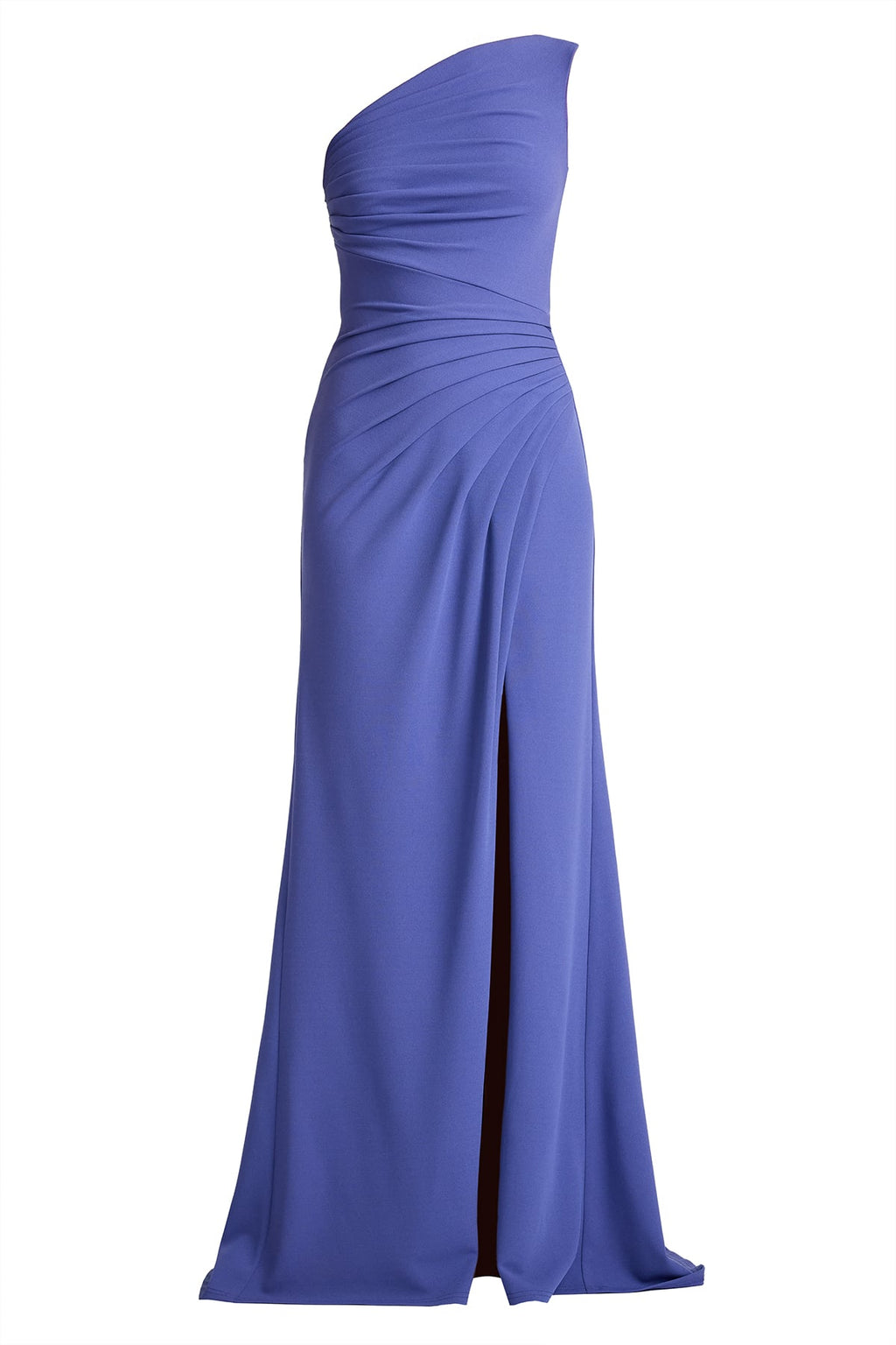 Lohner One-Shoulder Draped Gown