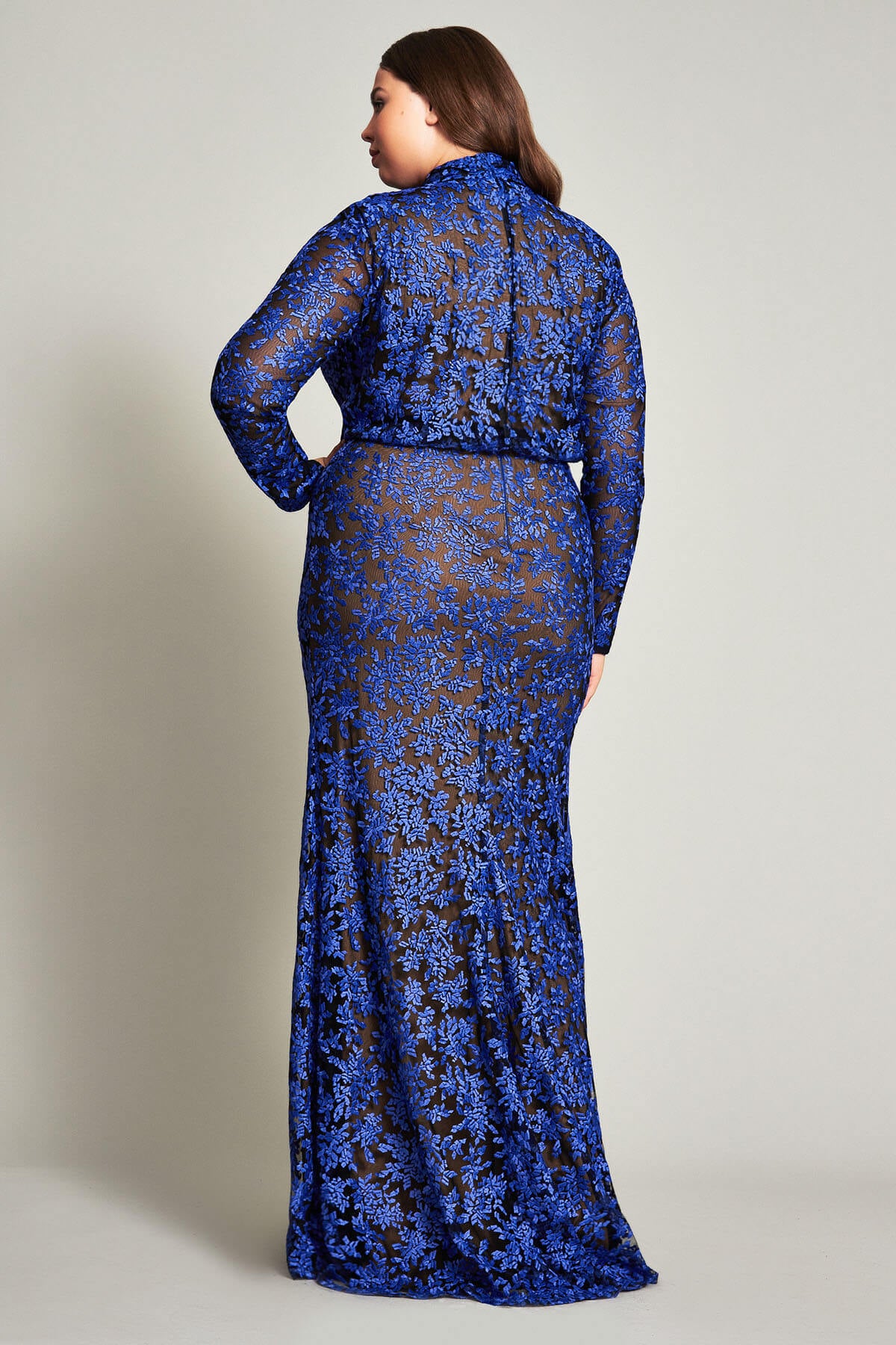 Kita Floral Slit Gown - PLUS SIZE