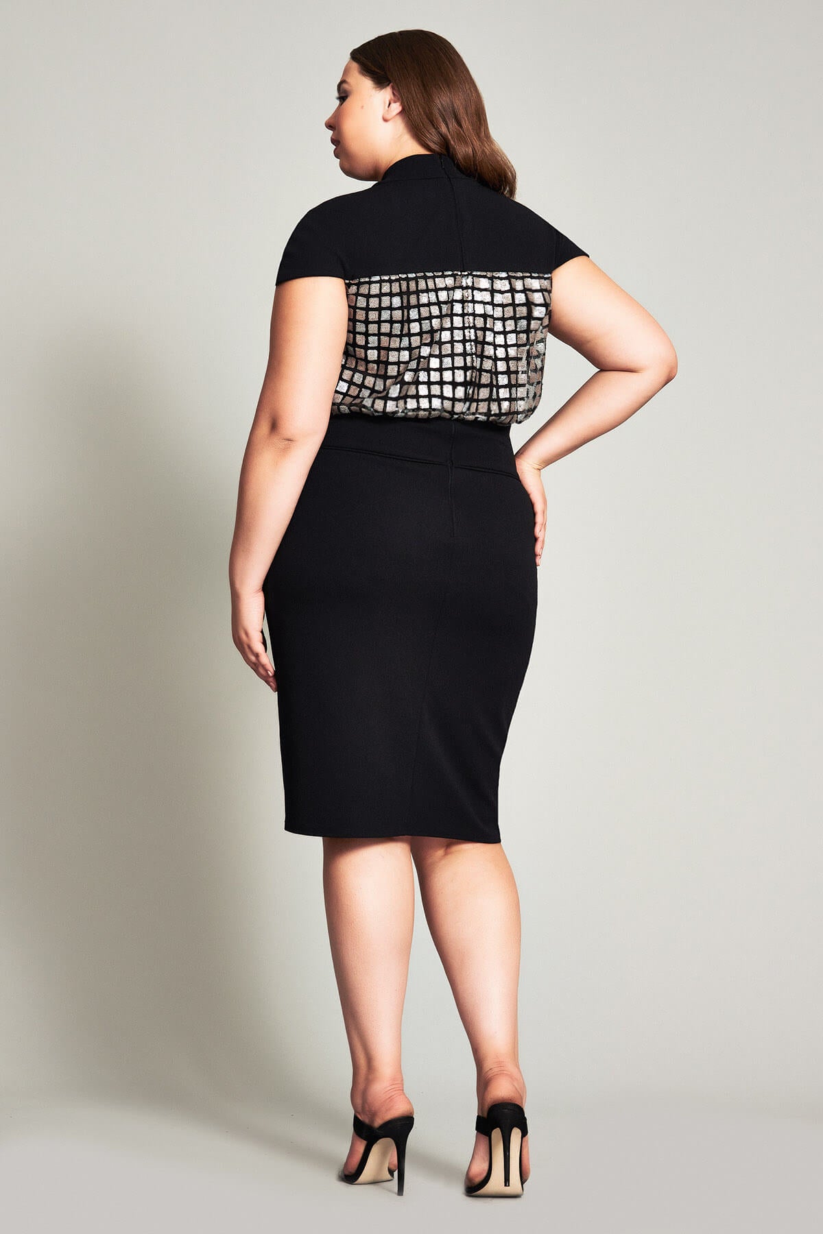 Raku Embroidered Blousson Dress  - PLUS SIZE