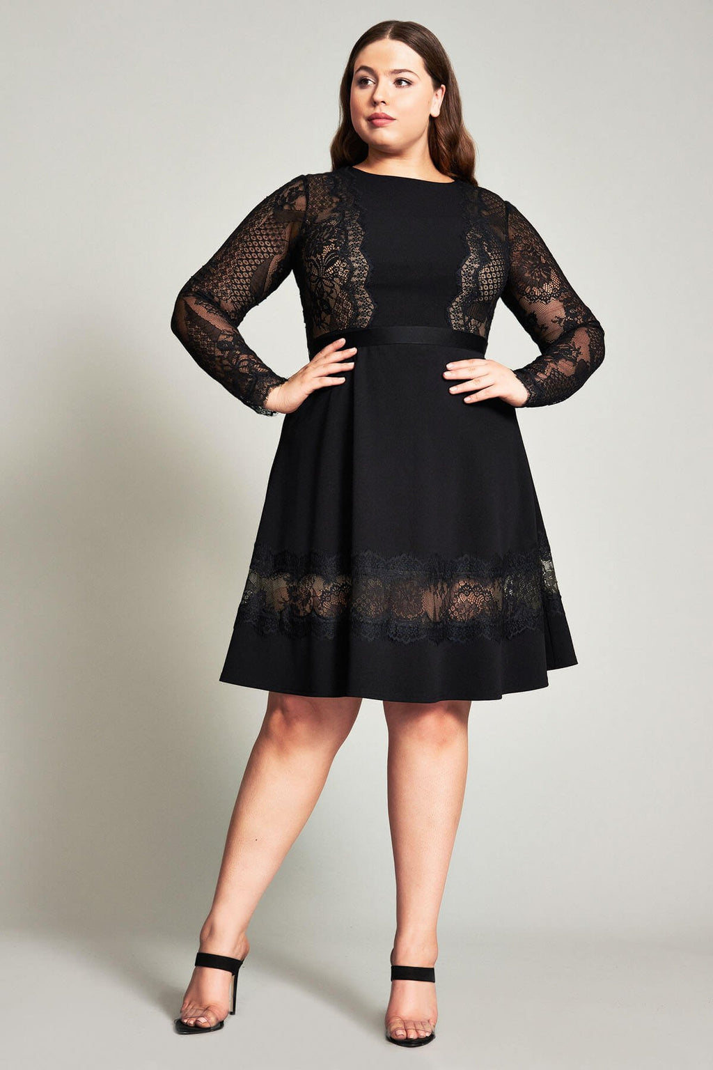 Aratami Kimono Inspired Lace Dress - PLUS SIZE