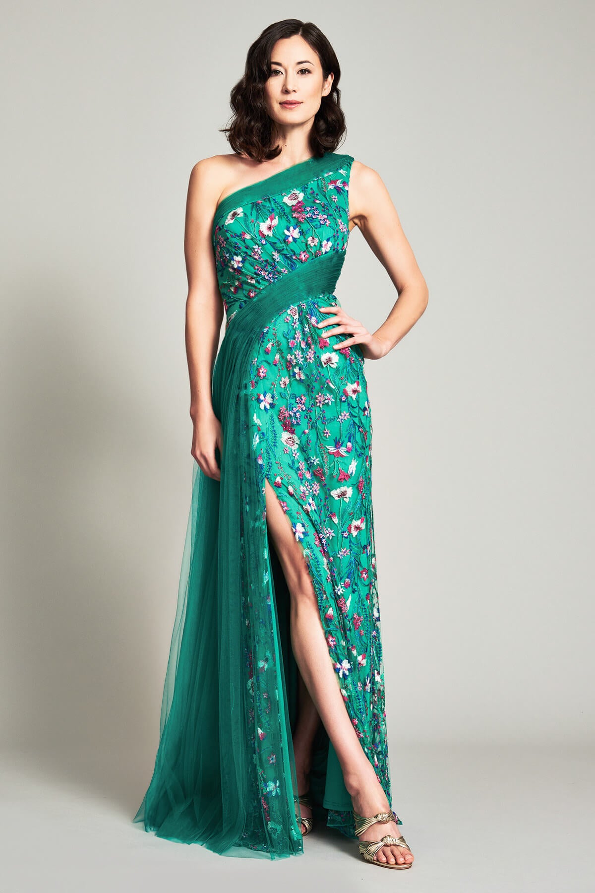 Wakana Wrapped Tulle Gown