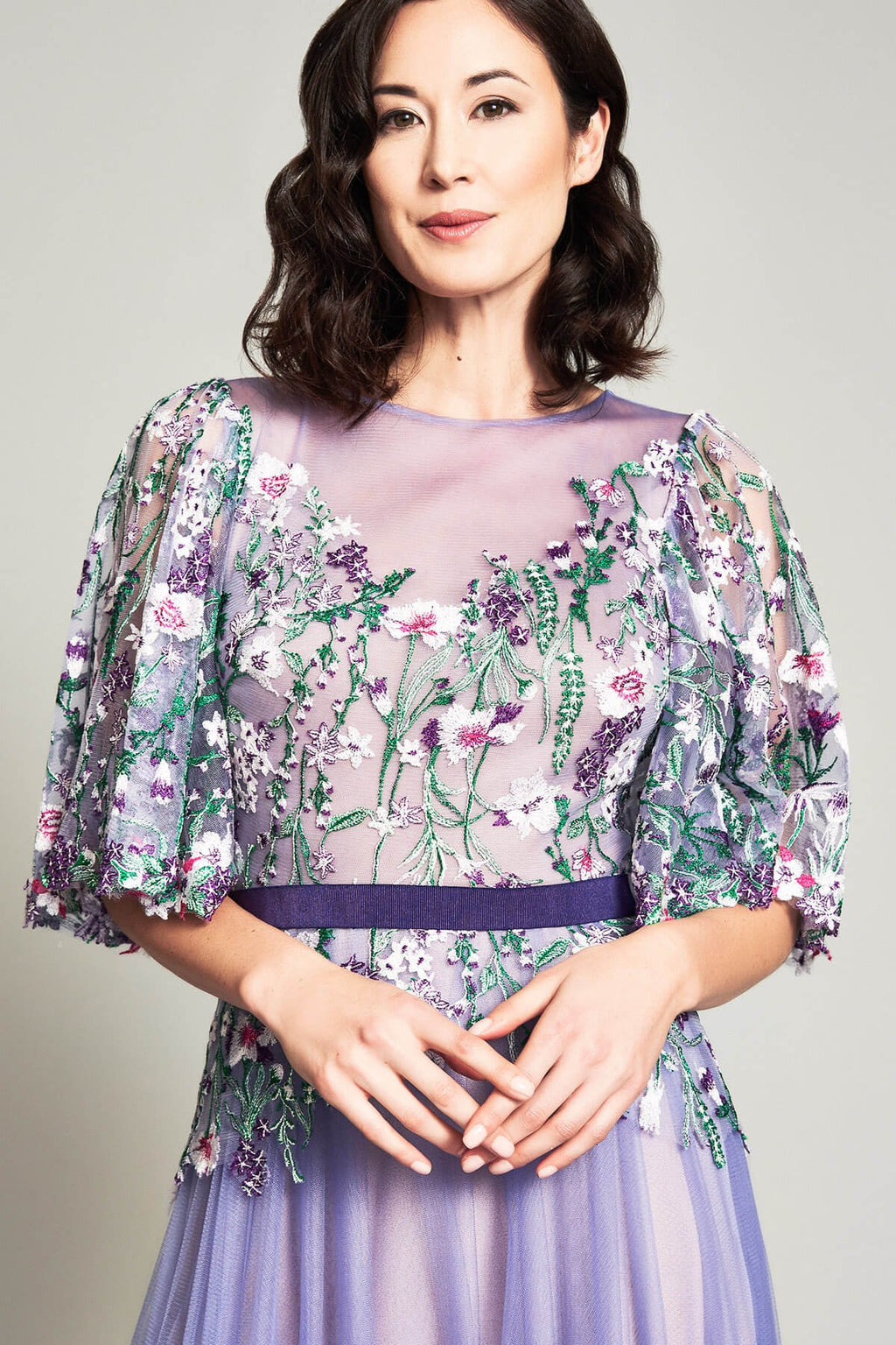 Kiyomi Enchanting Embroidered Gown