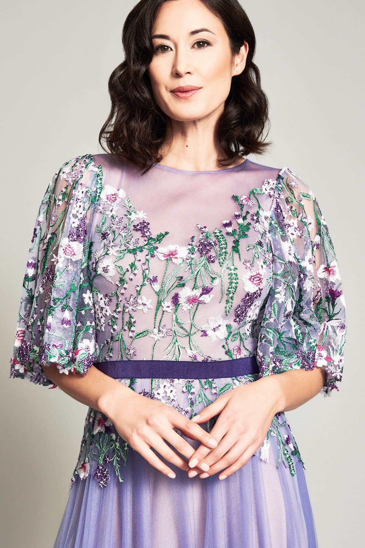 Kiyomi Enchanting Embroidered Gown
