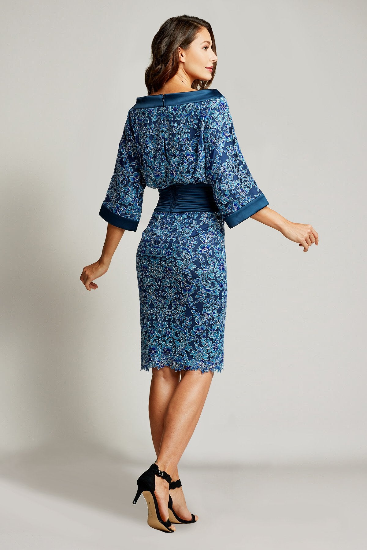 Mott High Neck Embroidered Dress