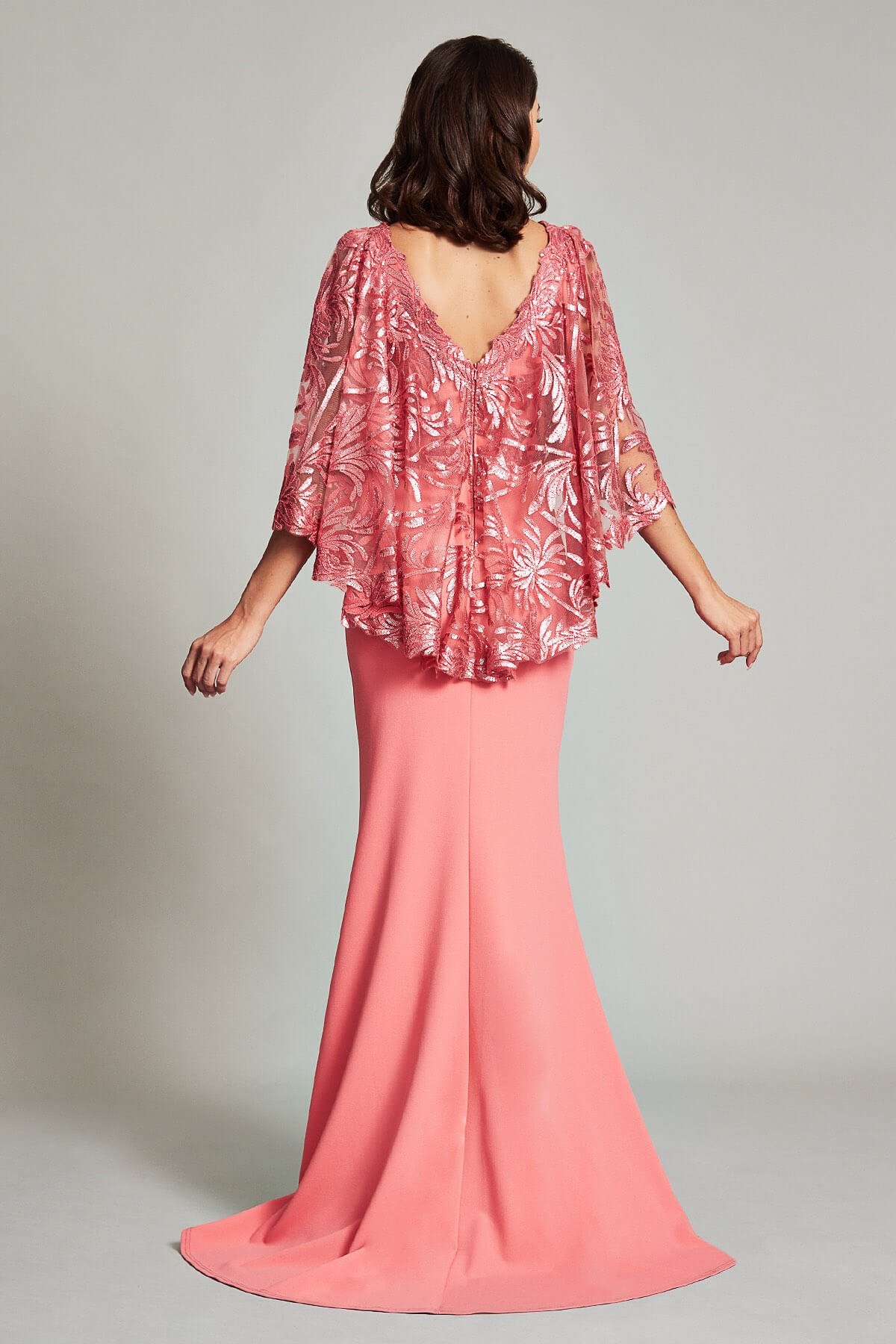 Azumi Flutter Sleeve Gown