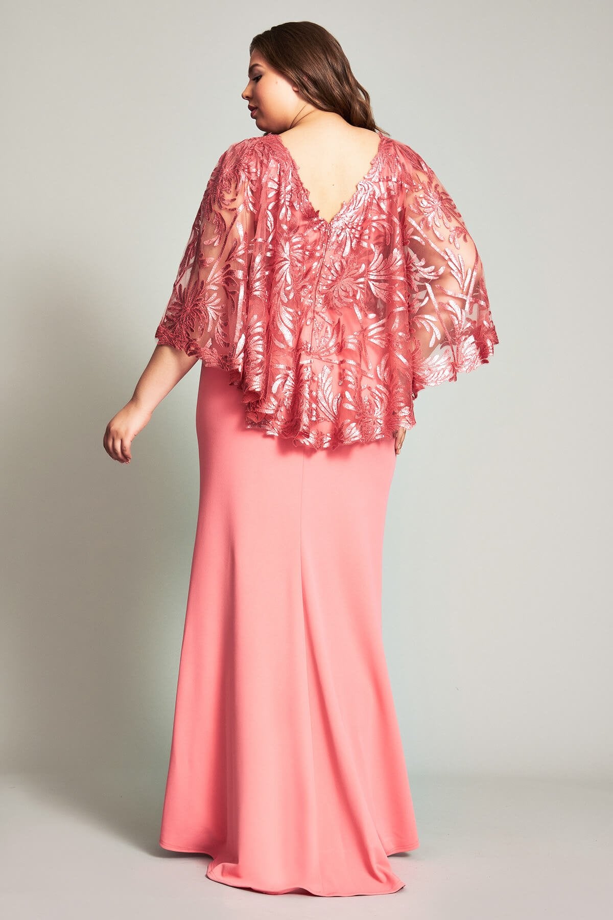 Azumi Flutter Sleeve Gown - PLUS SIZE