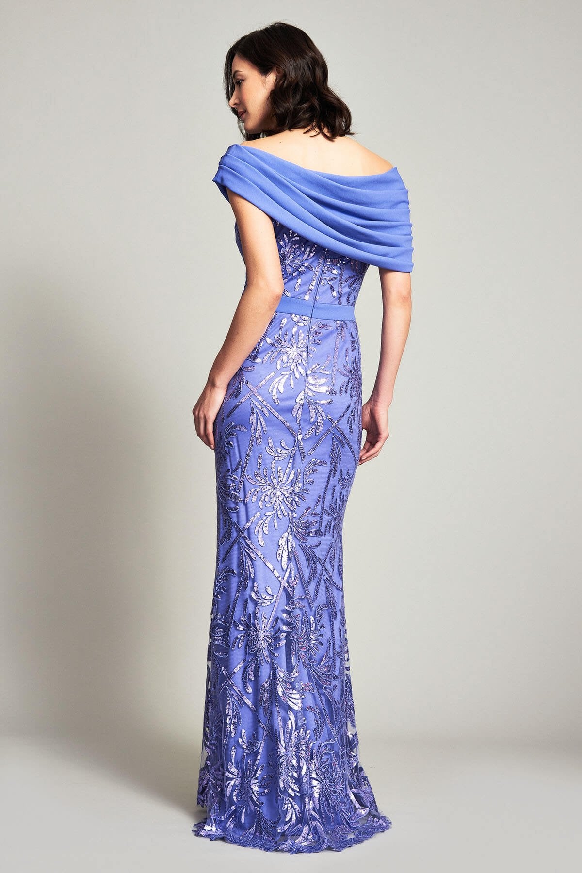Chiaki Textured Crepe Gown