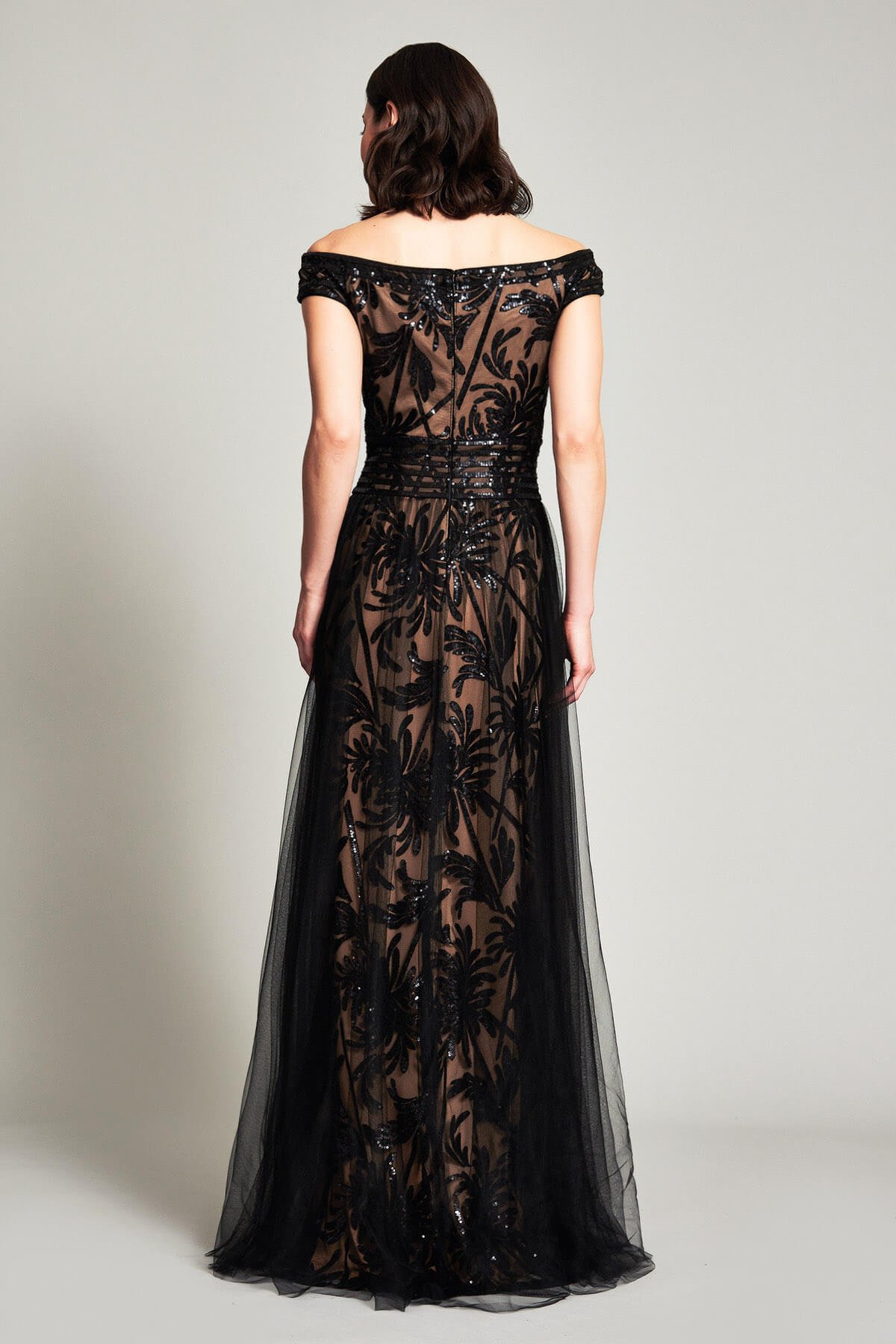 Saeko Shimmering Tulle Gown