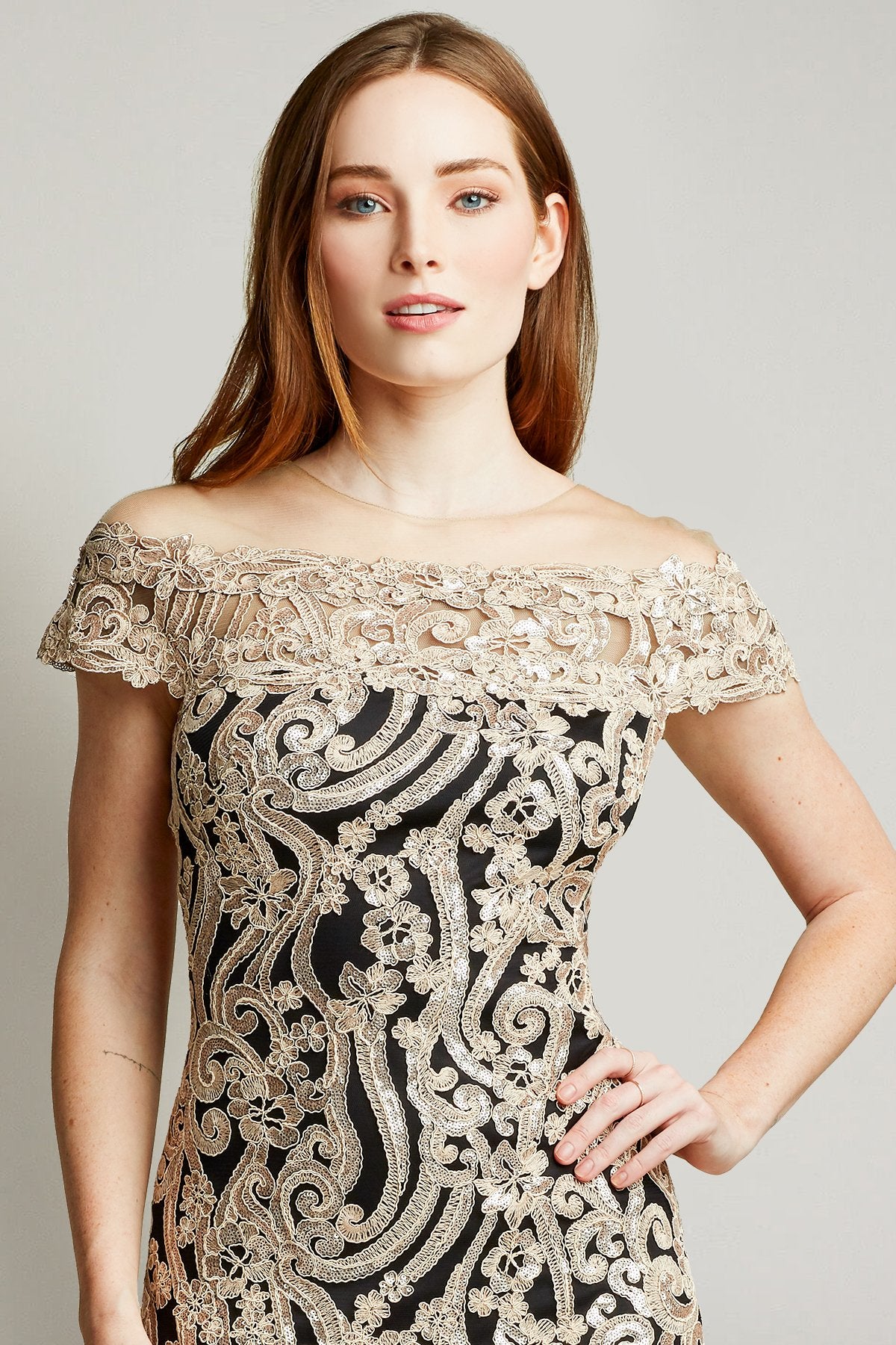 Morina Off-Shoulder Gown