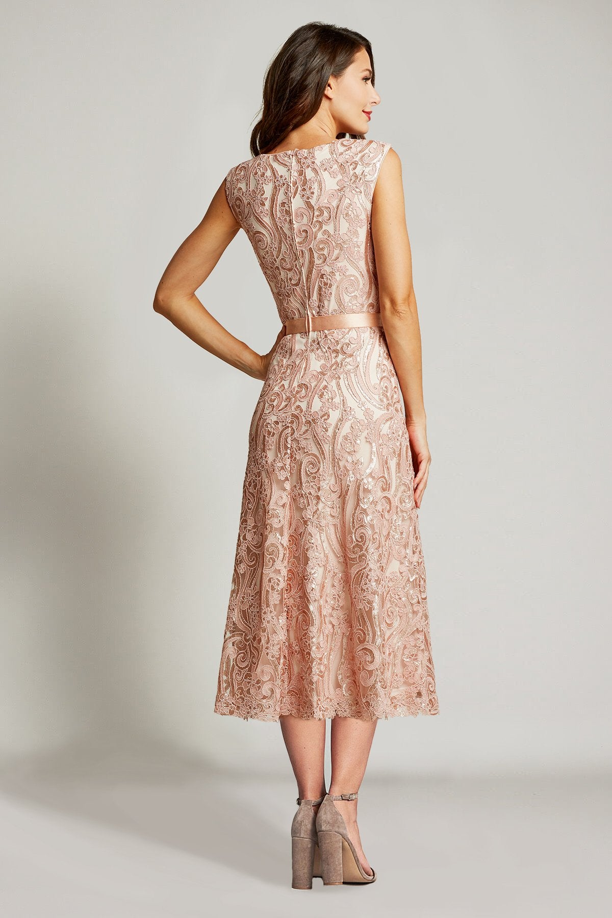 Kura Metallic A-Line Dress