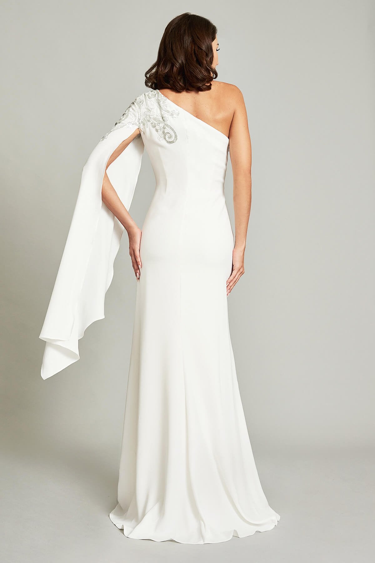 Hekima Asymmetric Sequin Gown