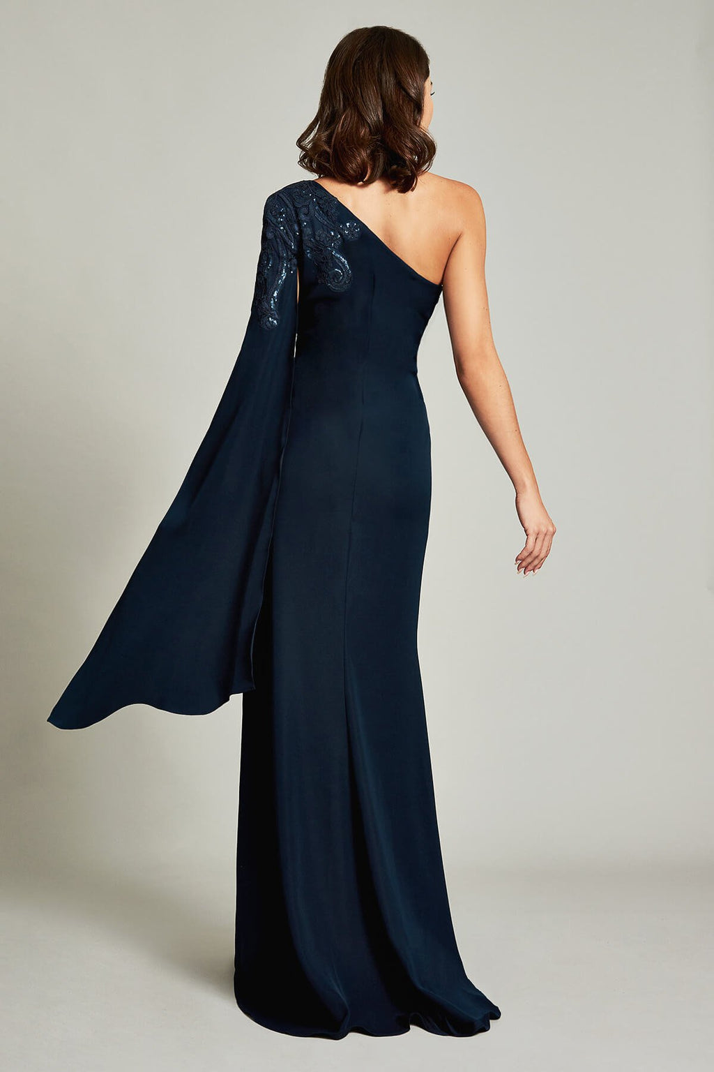 Hekima Asymmetric Sequin Gown