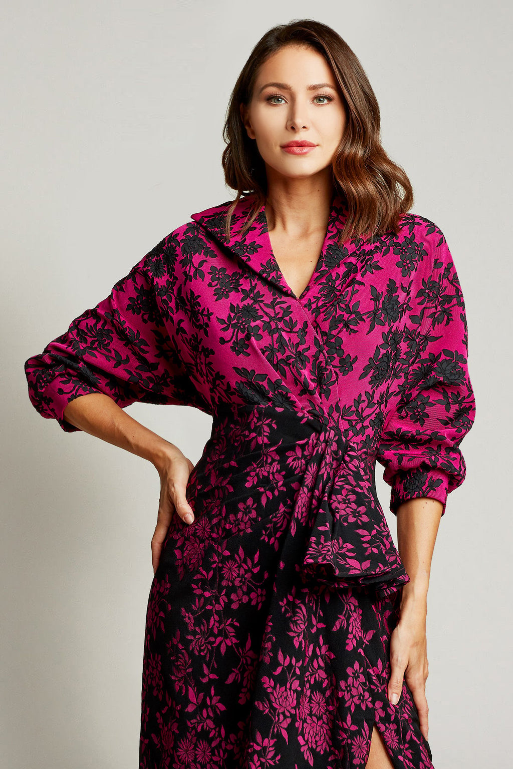 Hikari Wing Collar Gown