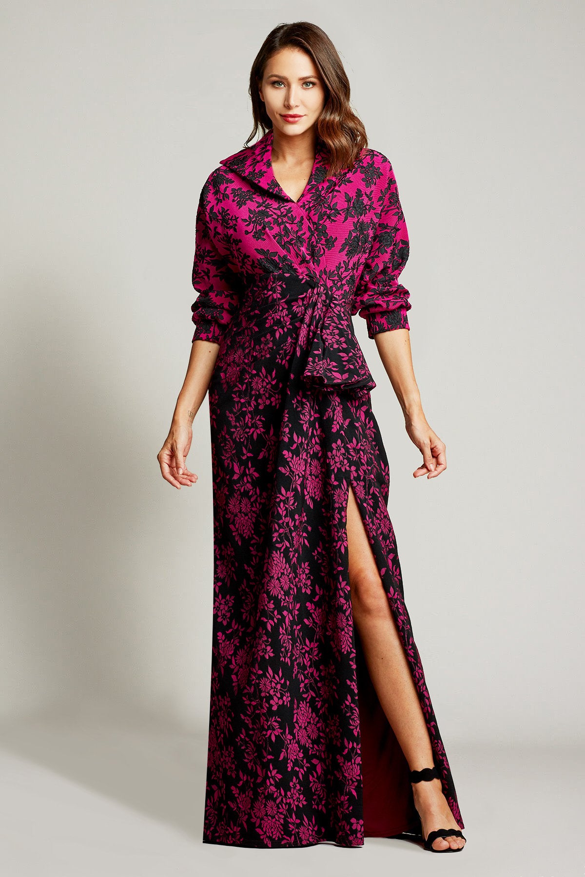 Hikari Wing Collar Gown
