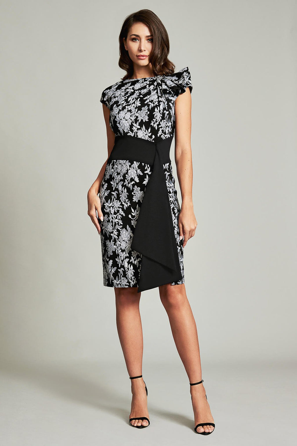 Sanyu Stretch Jacquard Dress