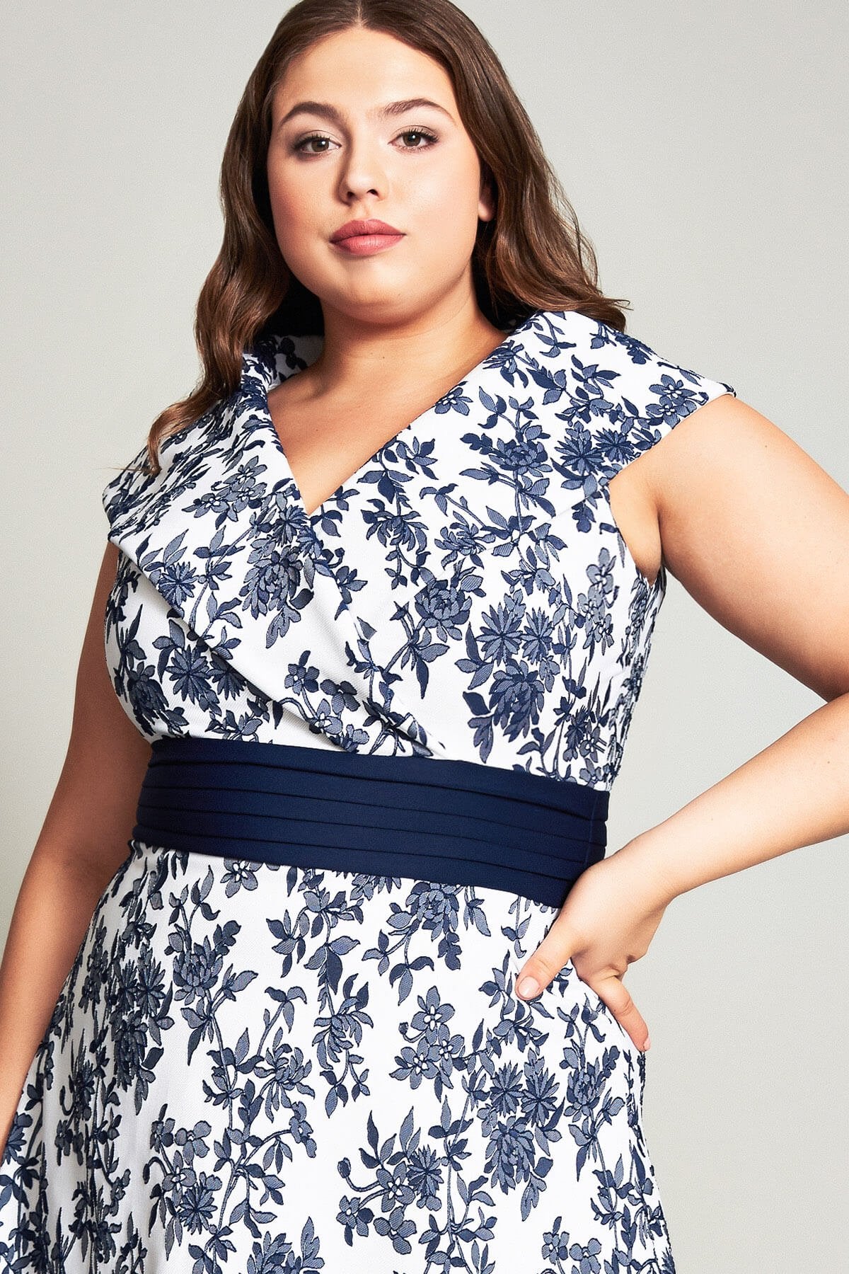Botan Belted Dress - PLUS SIZE