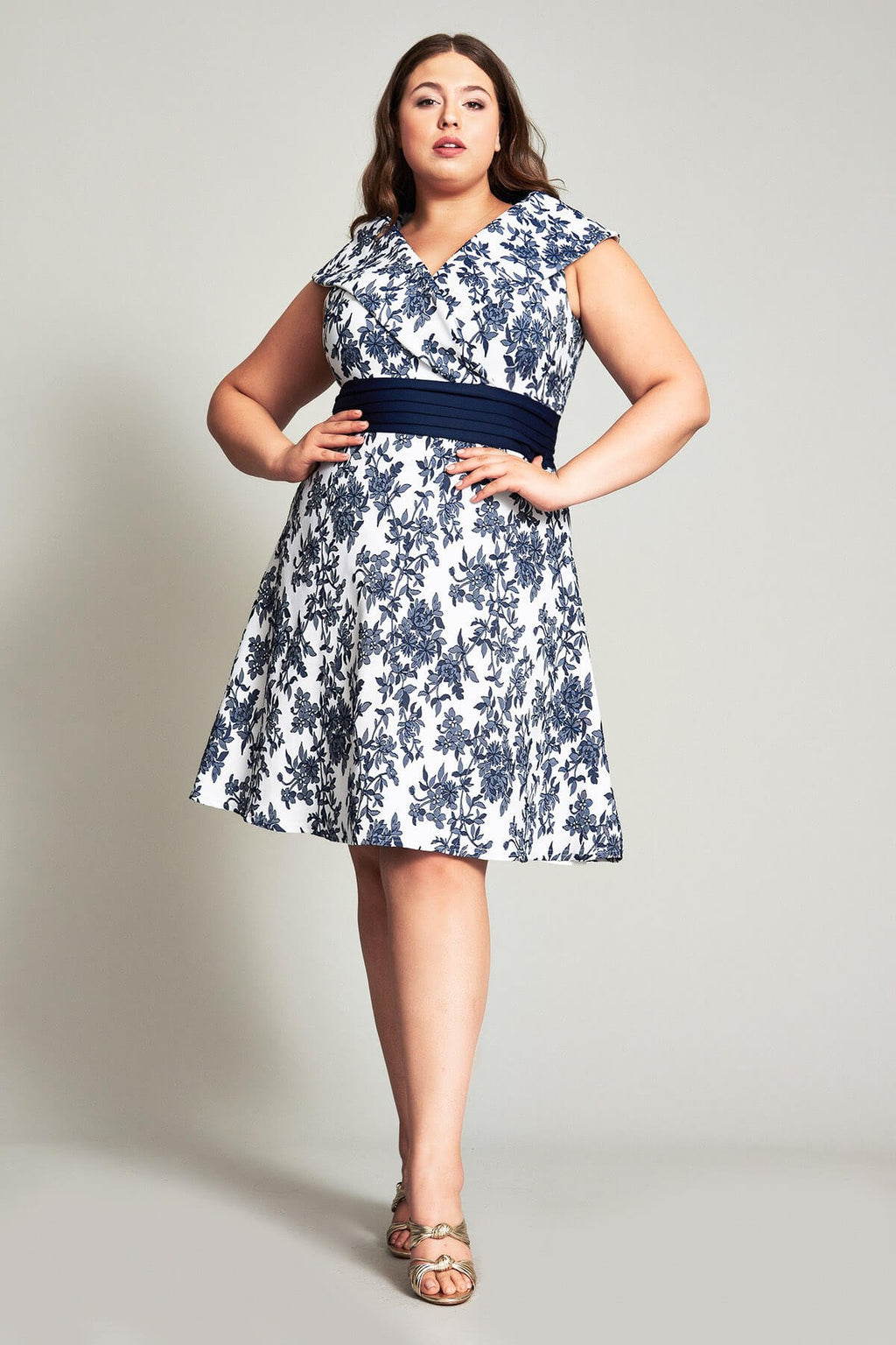 Botan Belted Dress - PLUS SIZE