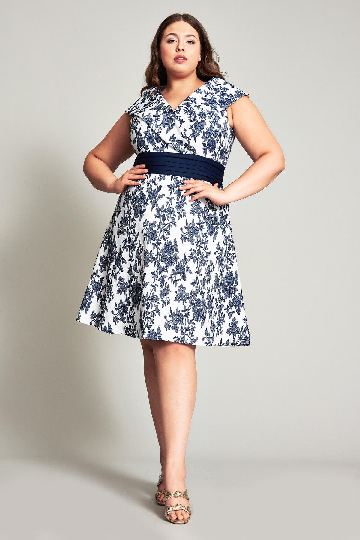 Botan Belted Dress - PLUS SIZE