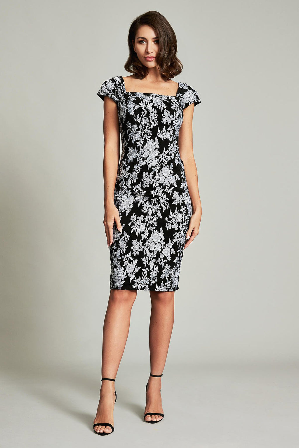 Asami Portrait Neckline Dress
