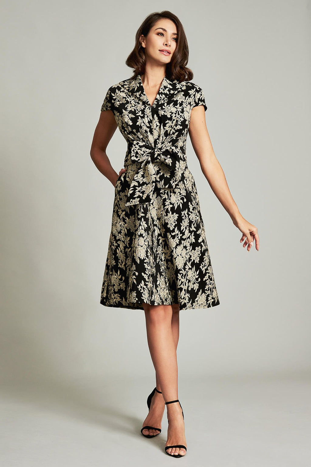 Akira Jacquard A-Line Dress