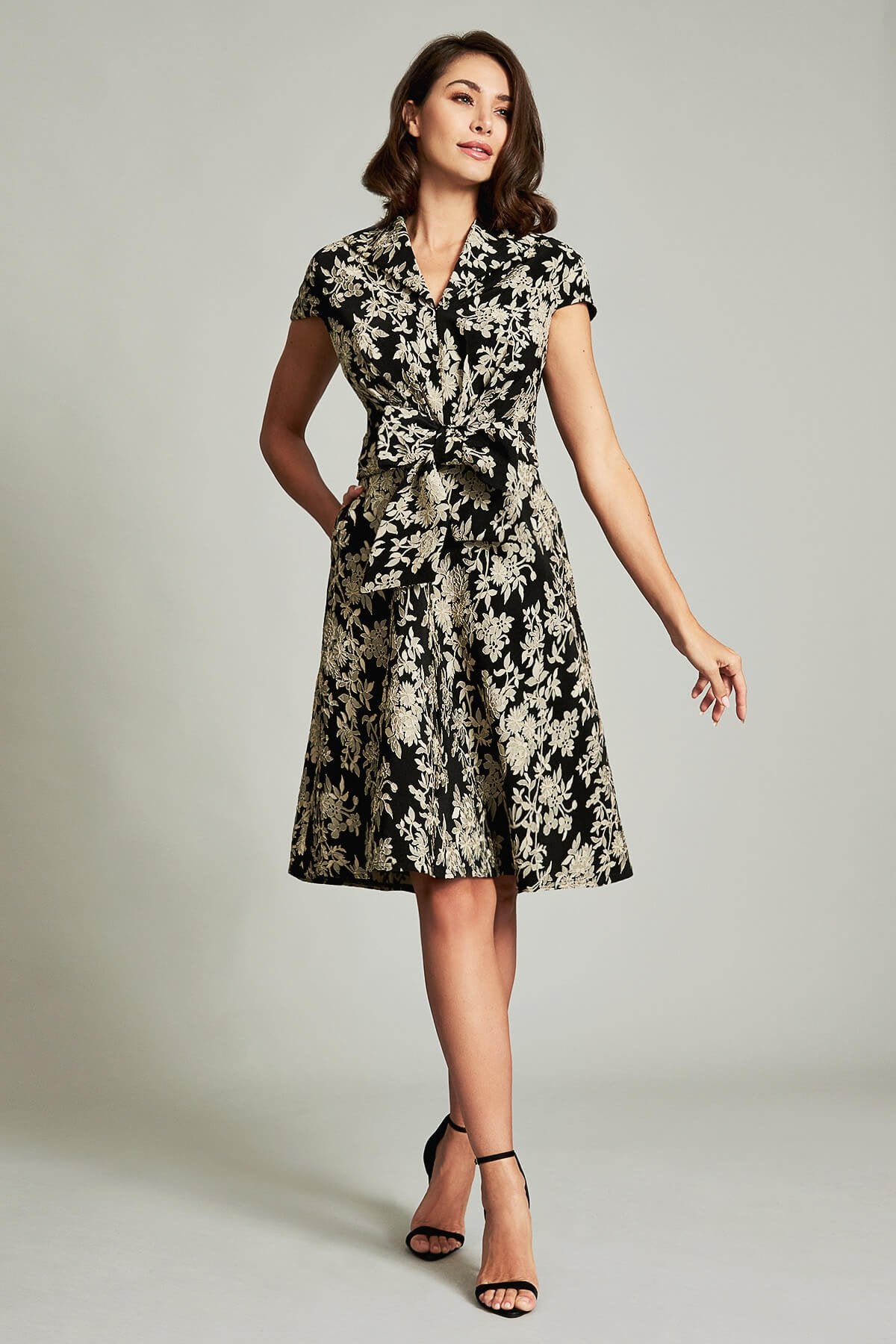 Akira Jacquard A-Line Dress