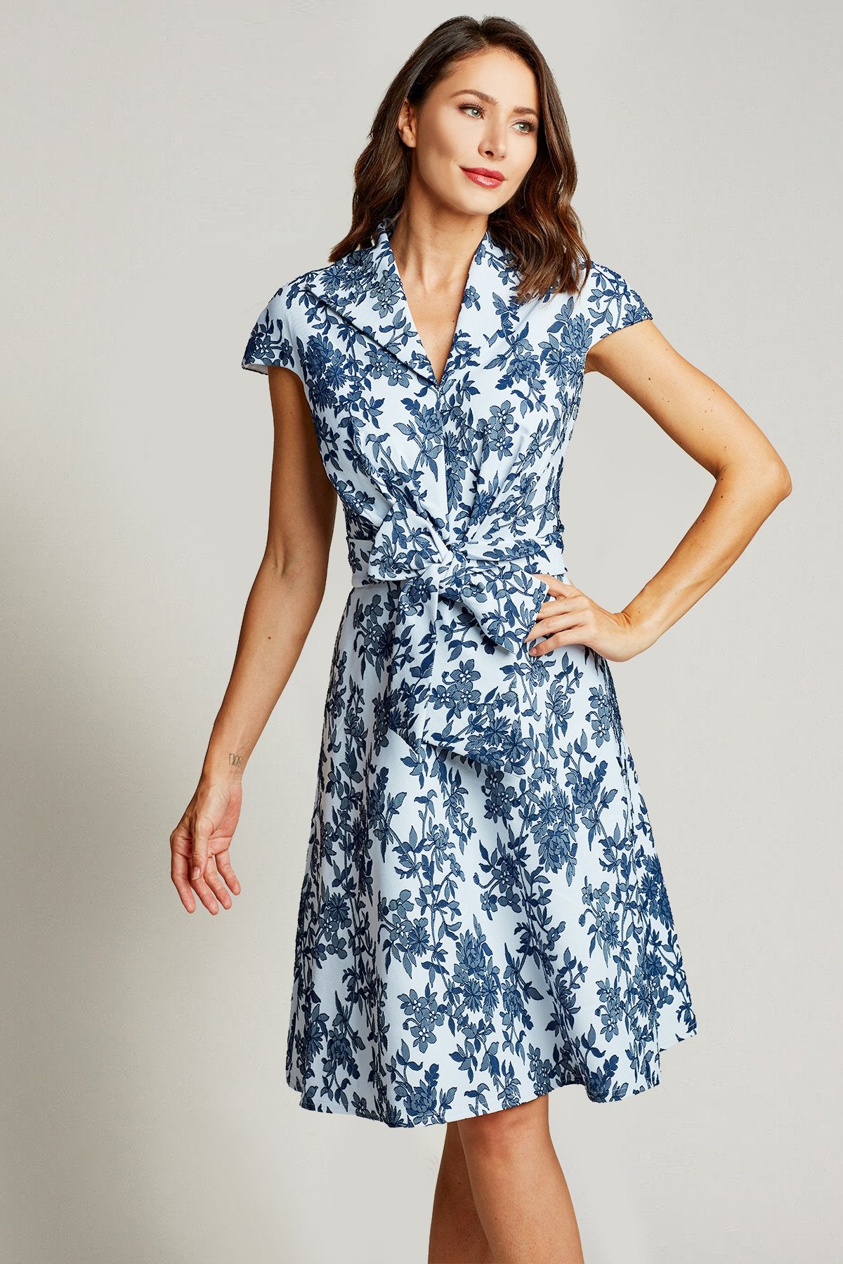 Akira Jacquard A-Line Dress
