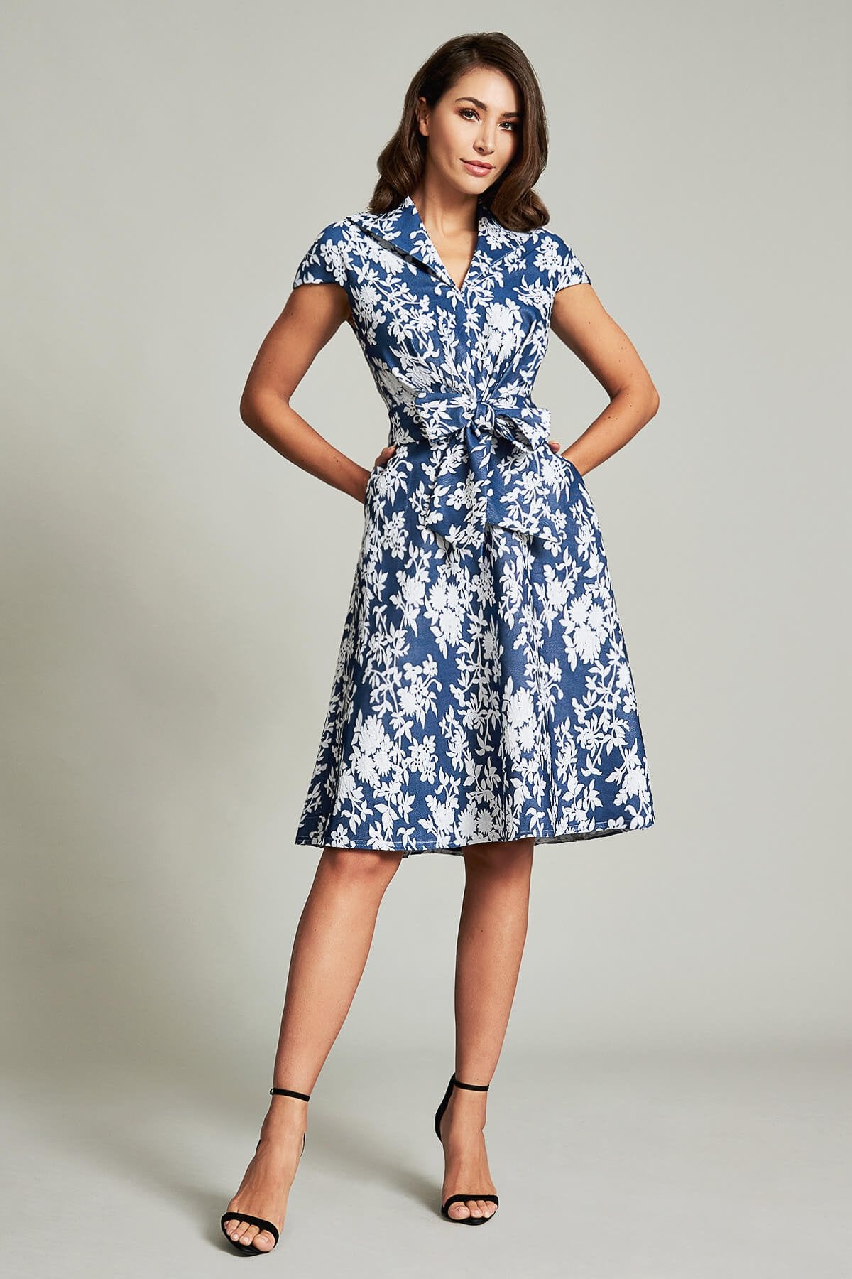 Akira Jacquard A-Line Dress