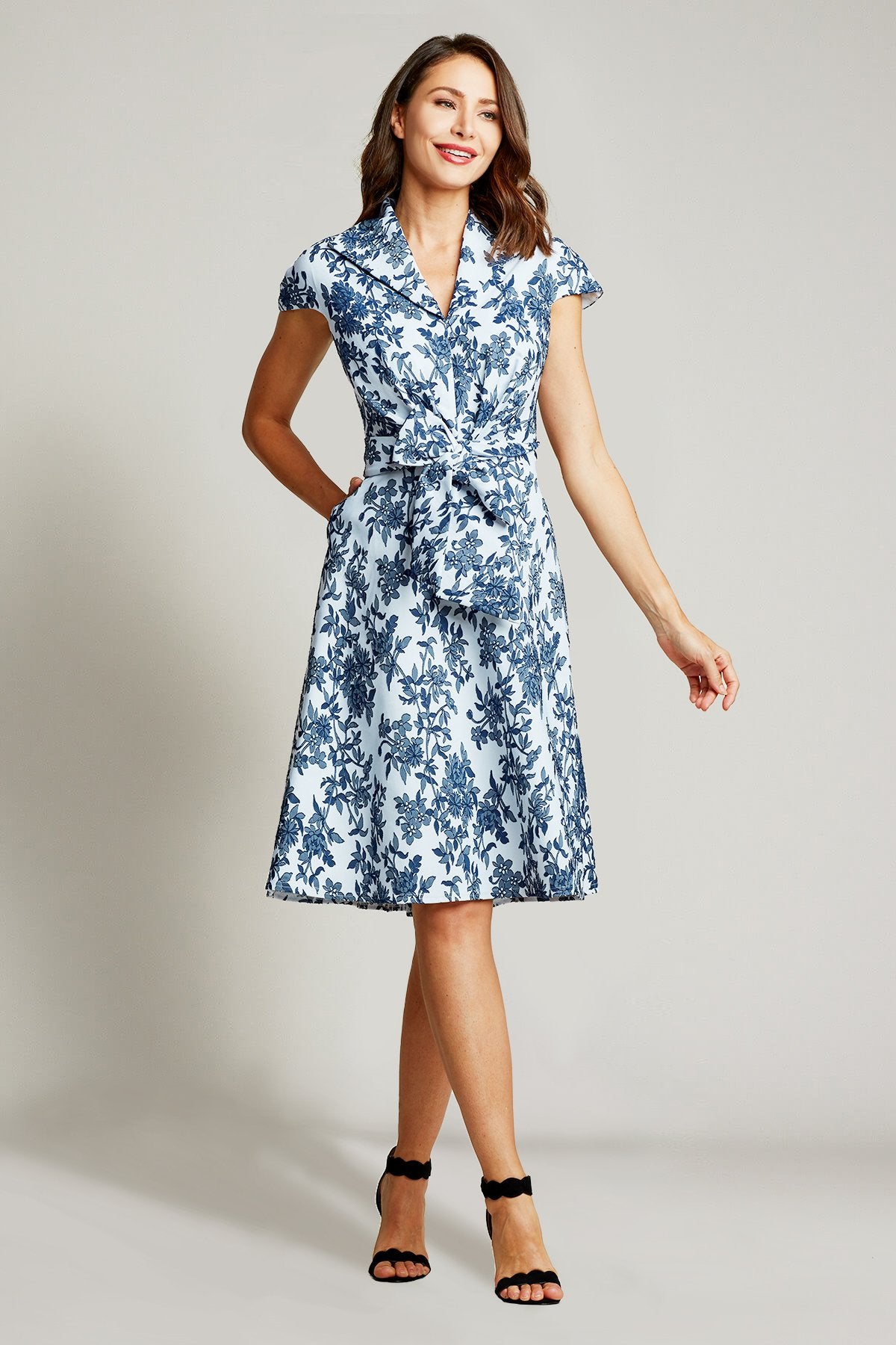 Akira Jacquard A-Line Dress