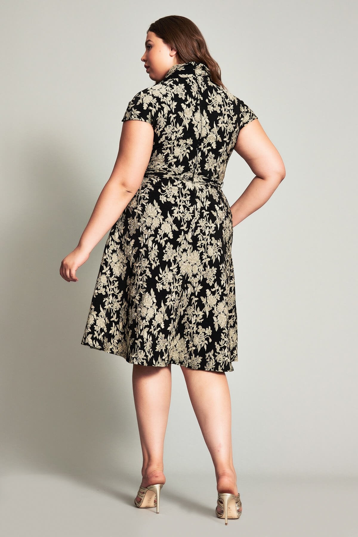 Akira Jacquard A-Line Dress - PLUS SIZE