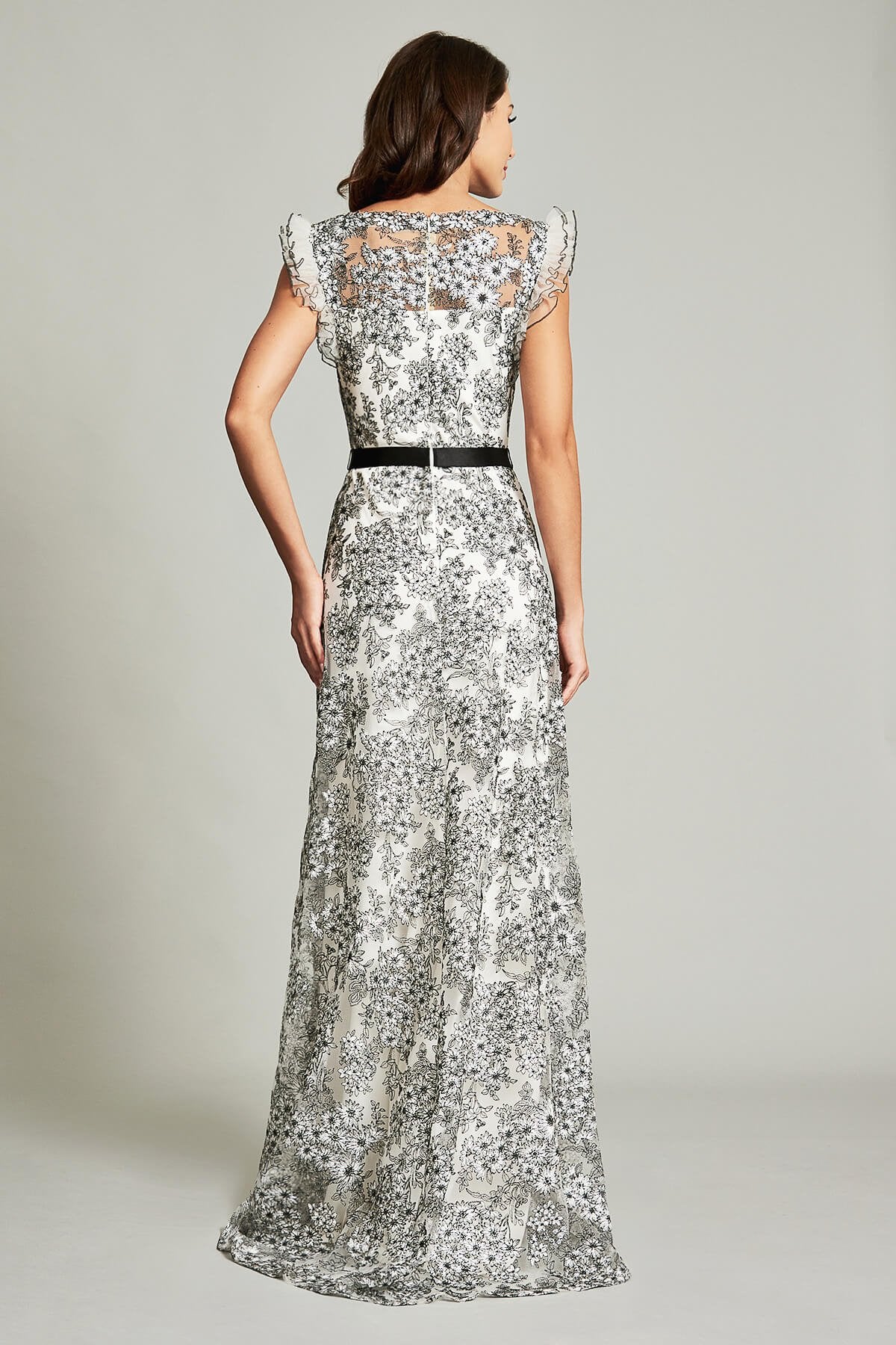 Etsu Floral Illusion Gown