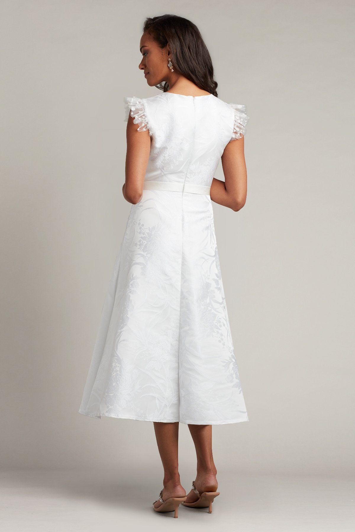 Louise Floral Jacquard Dress
