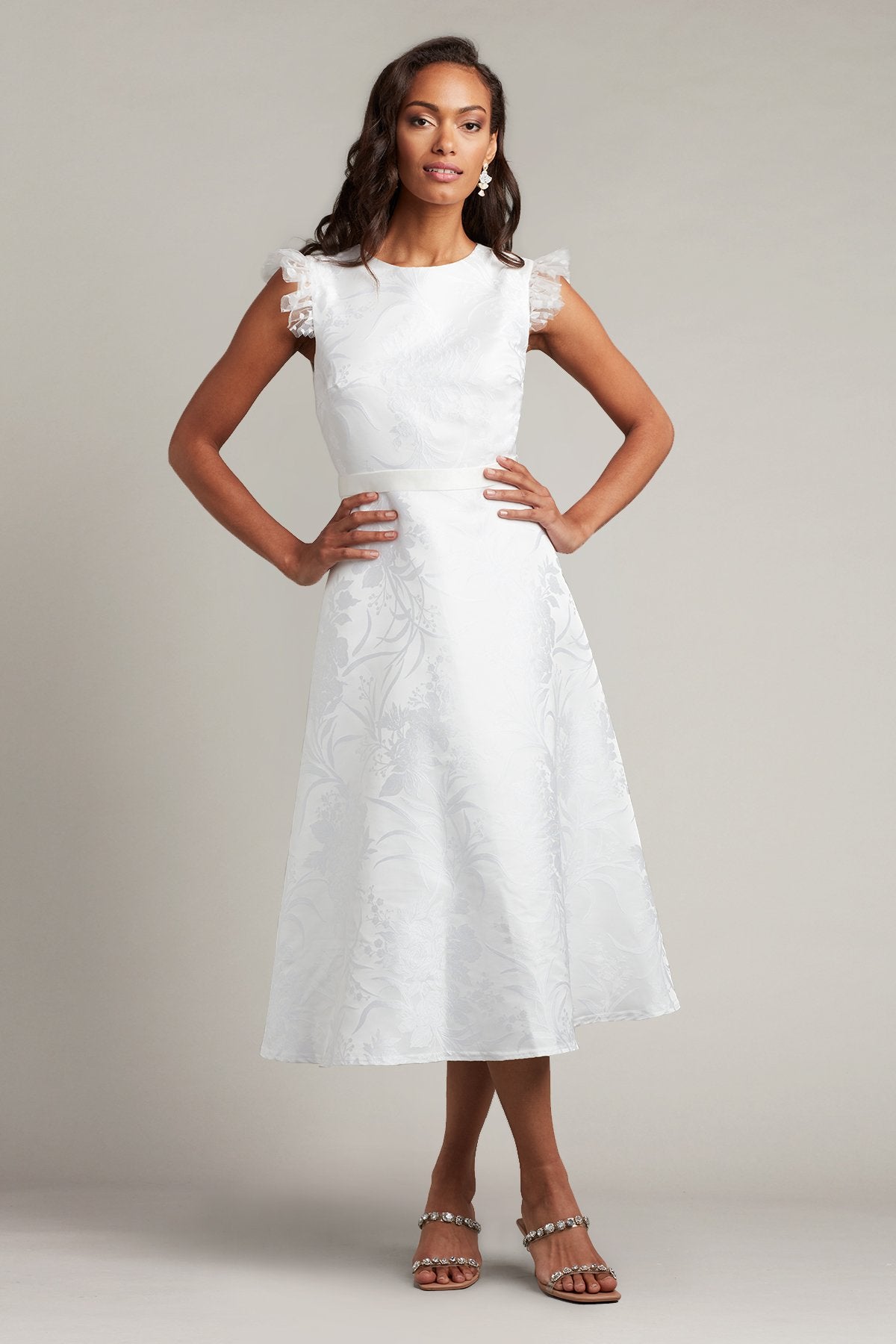Louise Floral Jacquard Dress