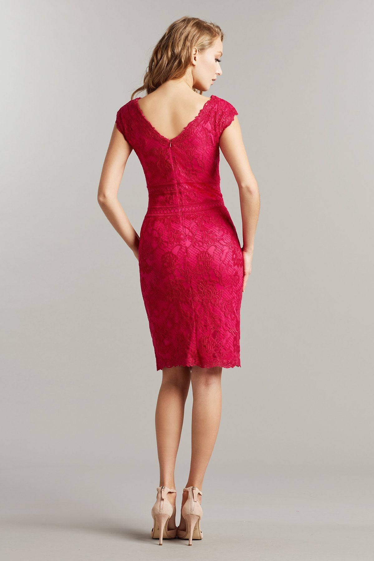 Caria Embroidered Lace Dress