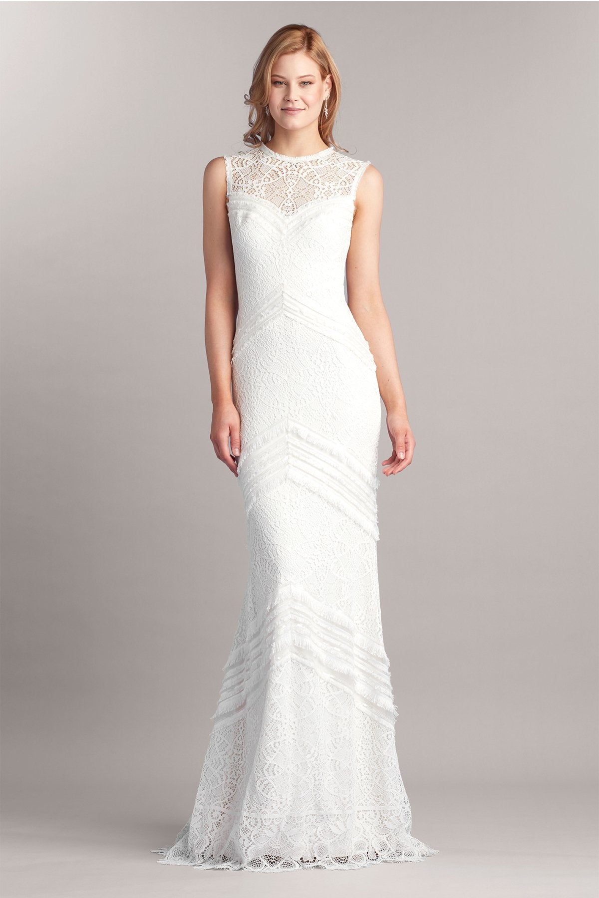 Murielle Lace Illusion Gown