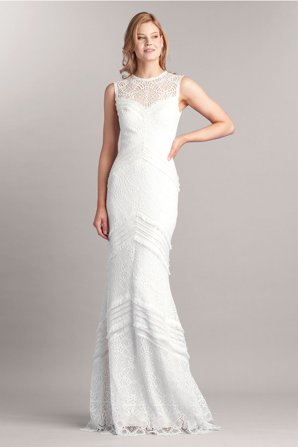 Murielle Lace Illusion Gown